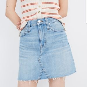 Madewell Denim A-Line Skirt